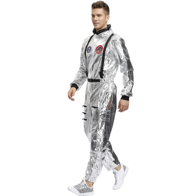 ชุดนักบินอวกาศ ผู้ชาย astronaut costume adult อาชีพ ในฝัน thumbnail 3
