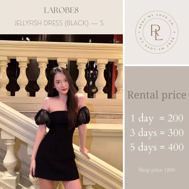 Jellyfish Dress (Black)