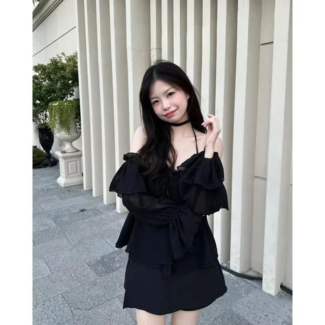 Giltmon ชุดเซ็ทสีดำน่ารักมากก ลุคคุณหนูสุดๆ thumbnail 4