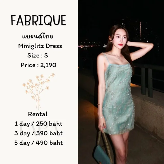 FABRIQUE - Miniglitz Dress