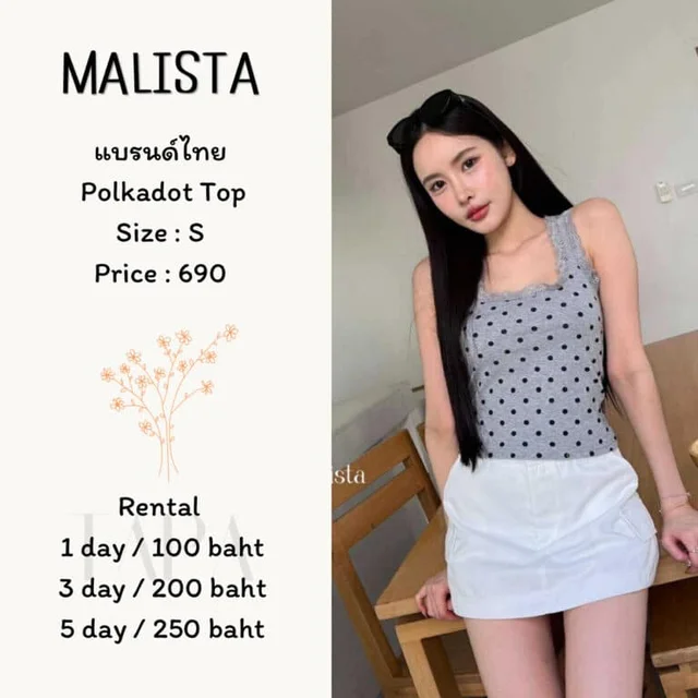 MALISTA – Polkadot Top