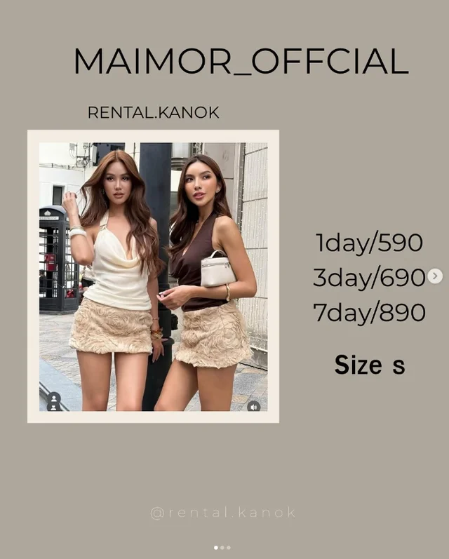 MAIMOR_OFFCIAL – มินิเดรสสายฝอสุดแซ่บสไตล์สายแฟ