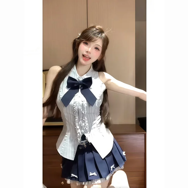 Yuanli Select TW ชุดสายหวานลุคคุณหนูผูกโบว์น่ารัก thumbnail 4