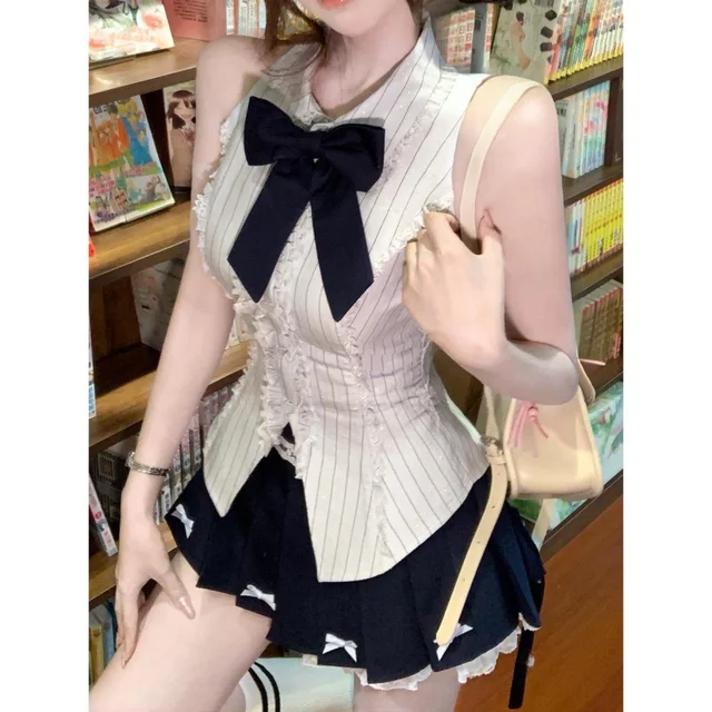 Yuanli Select TW ชุดสายหวานลุคคุณหนูผูกโบว์น่ารัก thumbnail 3