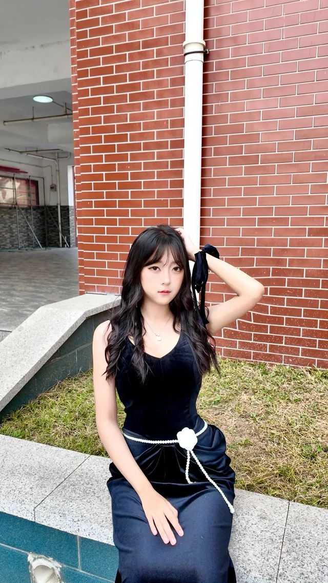 YUANLI SELECT TW เดรสดำหรูเซ็กซี่เข้ารูป thumbnail 6