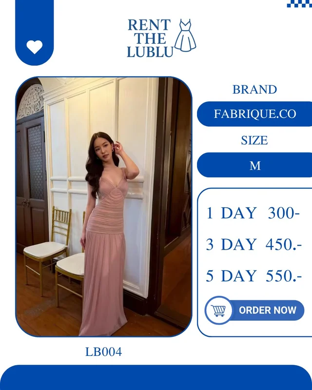 FABRIQUECO เดรสยาวหรูหวานละมุน