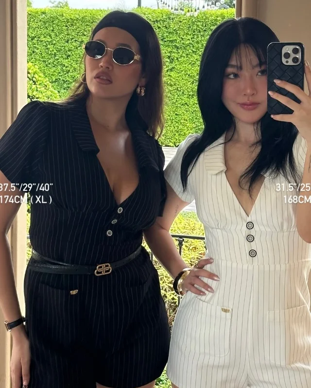 MESKMUSE เดรสสั้นสายเท่เรียบหรู thumbnail 3
