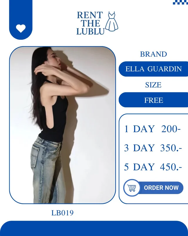 ELLA GUARDIN เสื้อสายเดี่ยวเว้าข้างสุดแซ่บมินิมอล