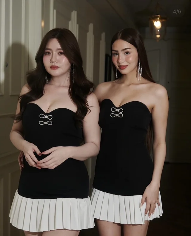 Dafni Dress เดรสสีดำเรียบหรูดูแพง พรางหุ่น thumbnail 4