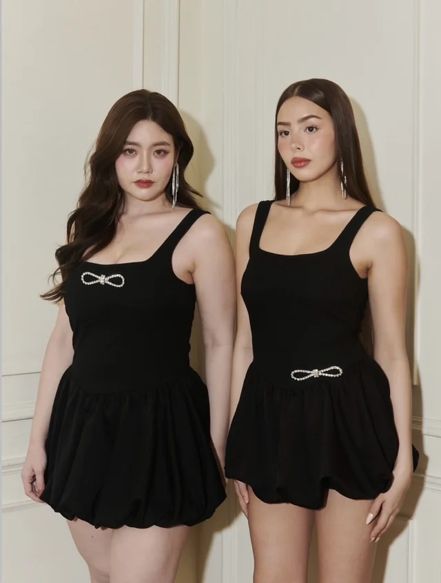 Bubble black Dress ชุดเดรสสีดำ (alternate)