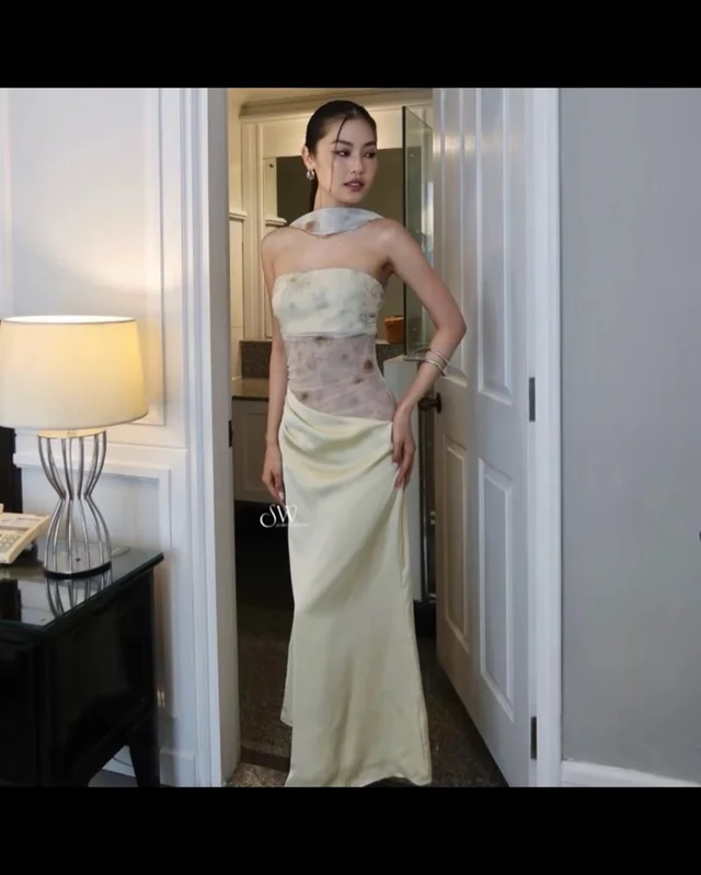 SECRETWONDERLAND เดรสยาวสายหรู เรียบแพงดูผู้ดี thumbnail 4