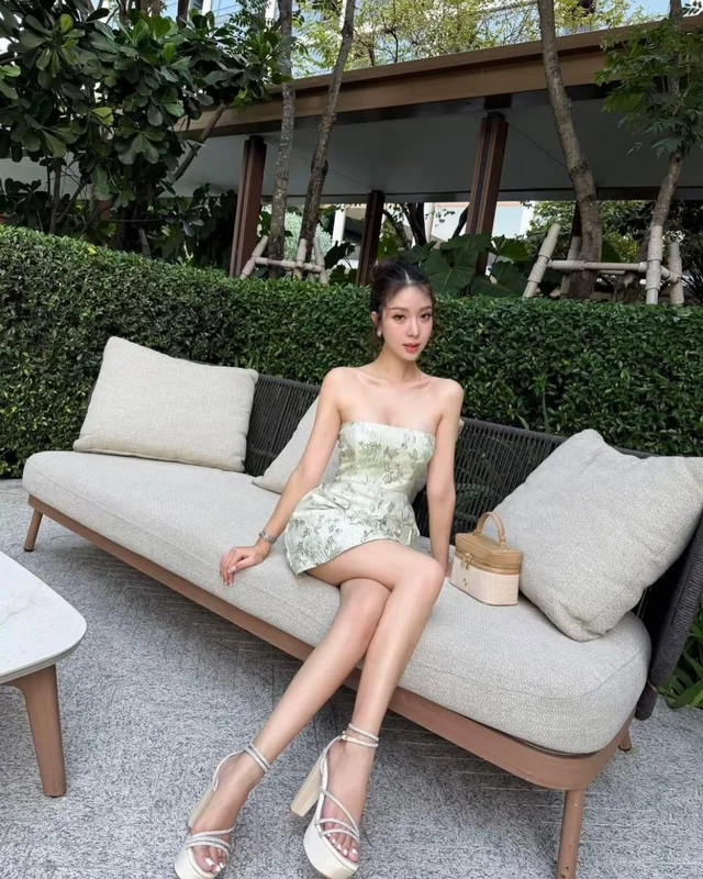 DRESS FRIENDBYBF เดรสเกาะอกหรูละมุน สายคุณหนูแพง thumbnail 2