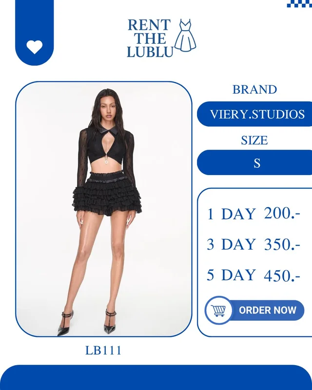VIERYSTUDIOS เซ็ตดำซีทรูแซ่บหรู