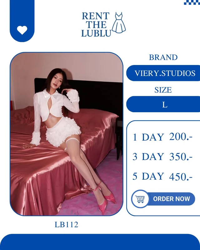 VIERYSTUDIOS เซ็ตขาวซีทรูหวานแซ่บ