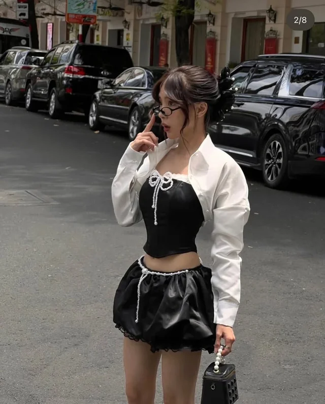 CHAN CLUB เซ็ตขาวดำลูกคุณหนูแซ่บ (alternate)