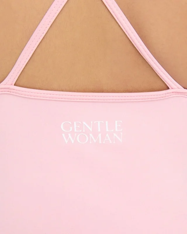 GENTLE WOMAN จั๊มสูทขาสั้นสีชมพูหวานละมุน thumbnail 6