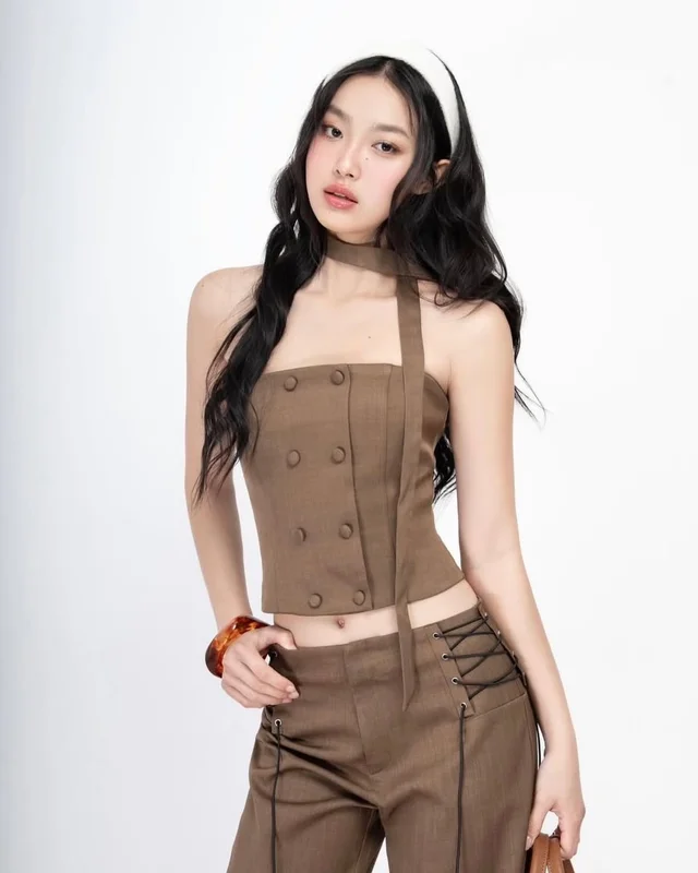 HOO DESIGN ชุดเซ็ตน้ำตาลสายแฟหรูเท่ thumbnail 3