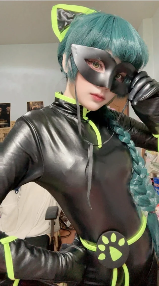 Ladynoire Miraculous Ladybug ชุดฮีโร่ แมว thumbnail 2
