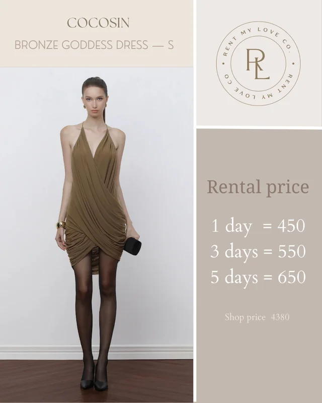 Bronze Goddess Dress 1