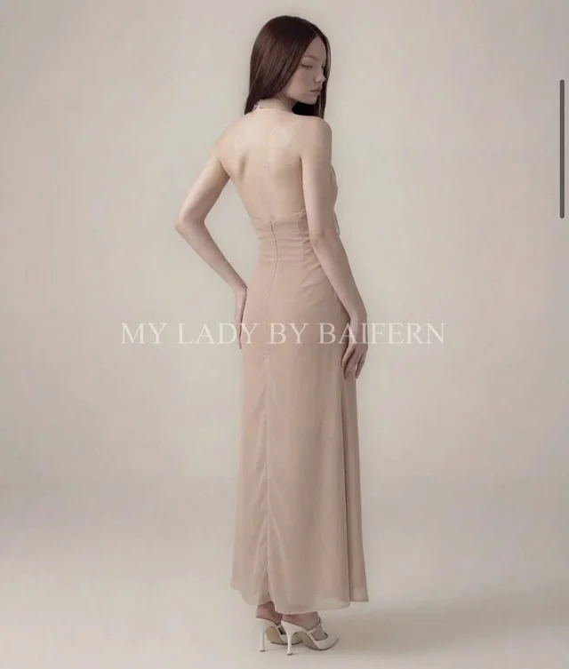 My Lady By Baifern เดรสนู้ดกุหลาบหรู เรียบแพงลูกคุณหนู (alternate)