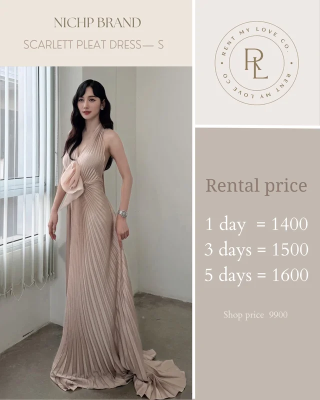 Scarlett Pleat Dress 1