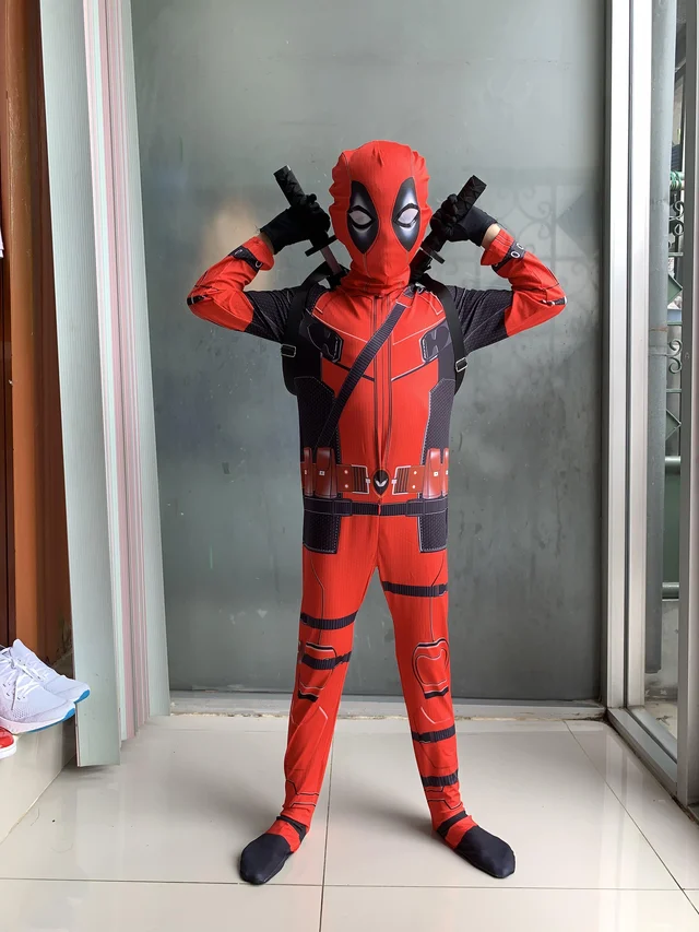 ชุดเดดพลู Dead pool (เด็ก+ผู้ใหญ่) thumbnail 8