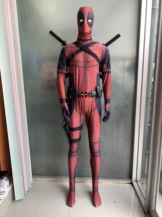 ชุดเดดพลู Dead pool (เด็ก+ผู้ใหญ่)