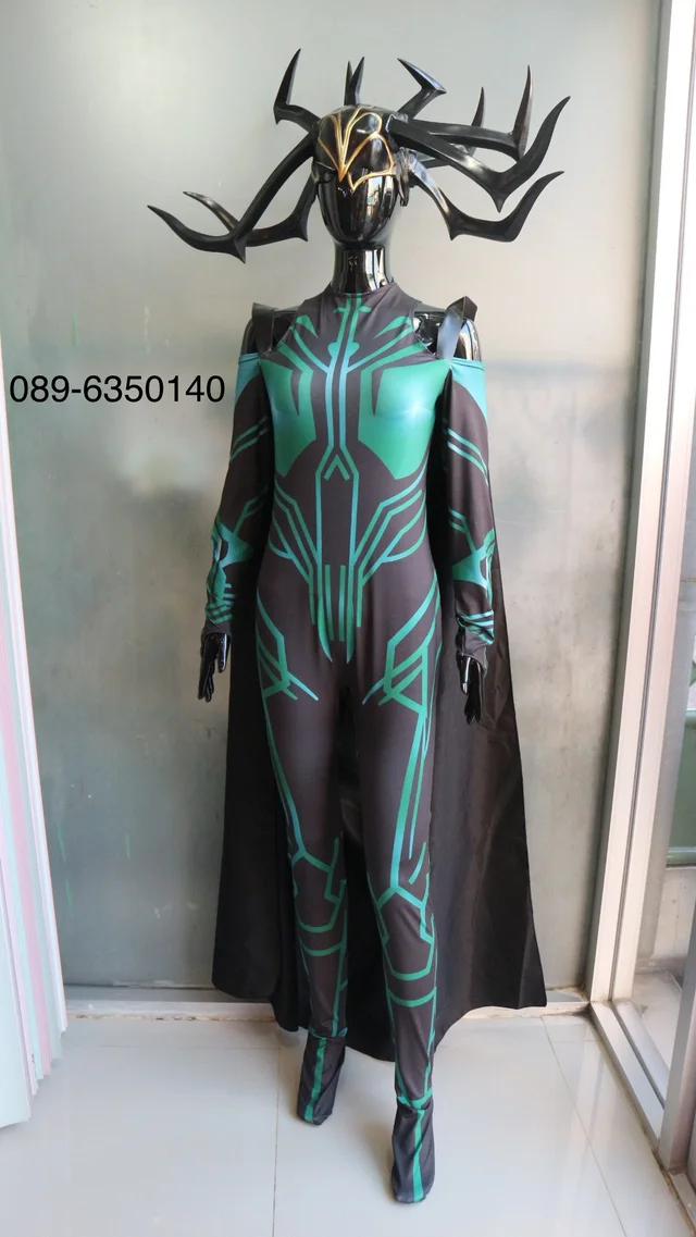 ชุดแฟนซีซุปเปอร์ฮีโร่ผู้หญิง Hela Cosplay thumbnail 7