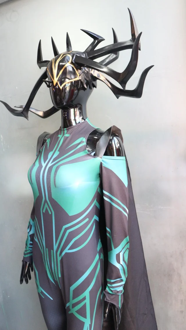 ชุดแฟนซีซุปเปอร์ฮีโร่ผู้หญิง Hela Cosplay thumbnail 4