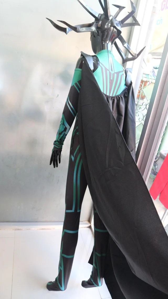 ชุดแฟนซีซุปเปอร์ฮีโร่ผู้หญิง Hela Cosplay thumbnail 3