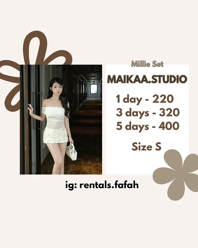 Maikaa.Studio เซ็ตหวานหรูสไตล์คุณหนู
