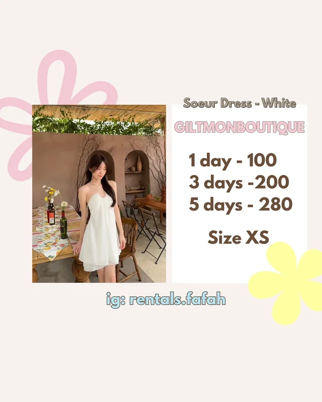 Giltmonboutique เดรสสายคล้องคอหวานละมุน