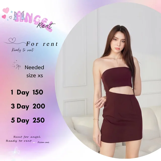 Needed – เดรสเกาะอกเรียบหรูแซ่บ Mini Dress 1