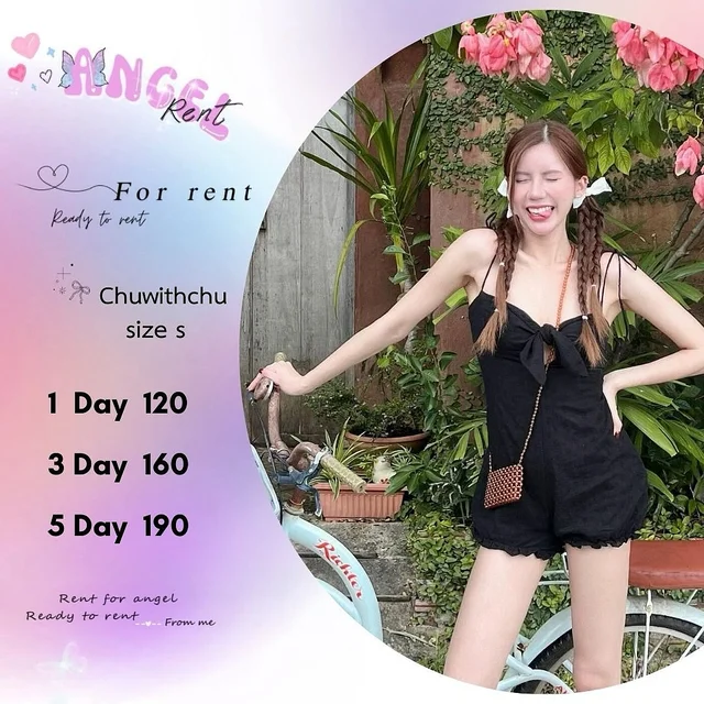 Chuwithchu จั๊มสูทสายเดี่ยวแซ่บน่ารัก