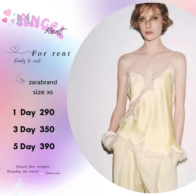 Zarabrand เดรสสายเดี่ยวลูกไม้หรู 1