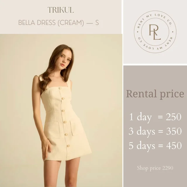 Bella Dress (Cream) 1