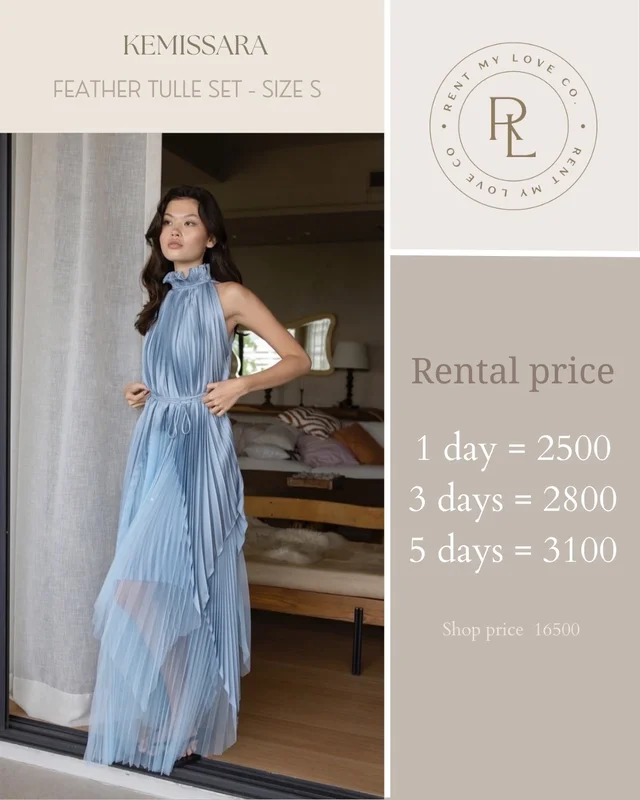 Kemissara Feather Tulle Set