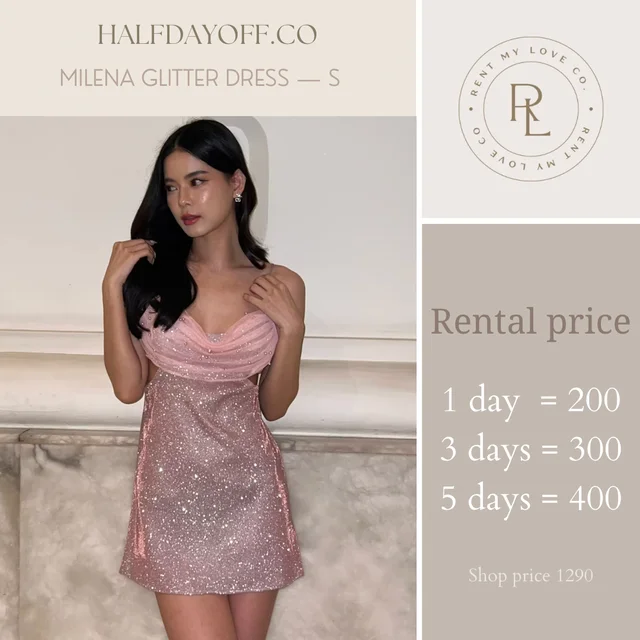 Milena Glitter Dress