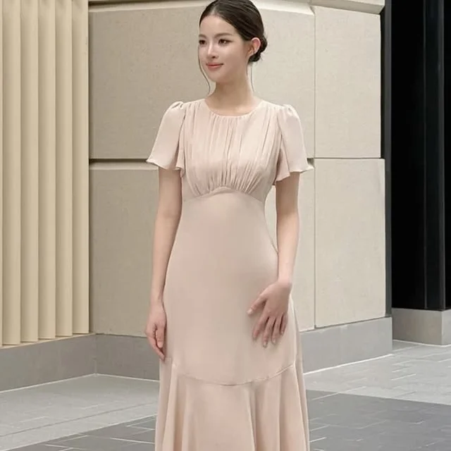 firrr Amy Beige Long Dress thumbnail 4