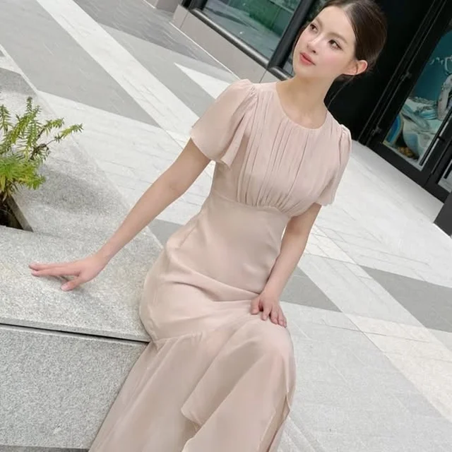 firrr Amy Beige Long Dress thumbnail 3