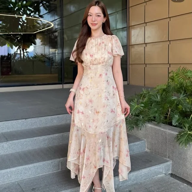 Firrr Amy Floral Print Midi Dress  thumbnail 4