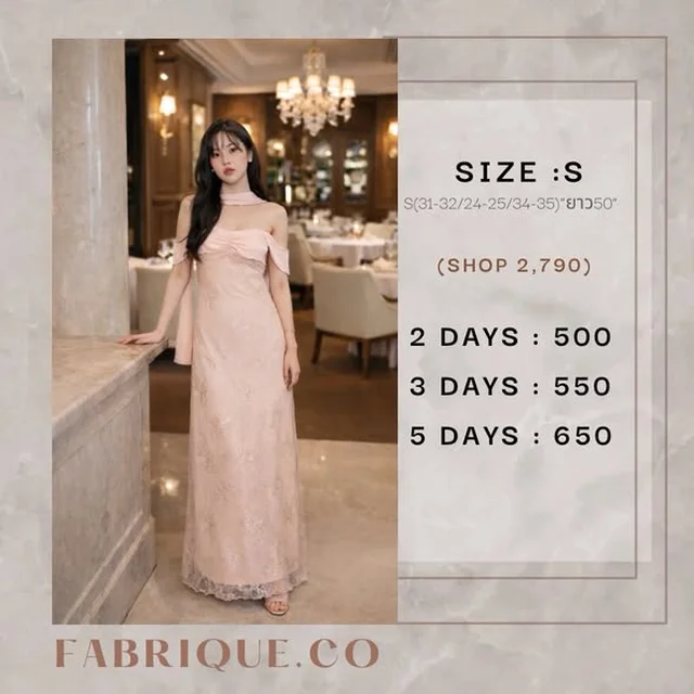 FABRIQUE Pirerre Long Dress with Scarf
