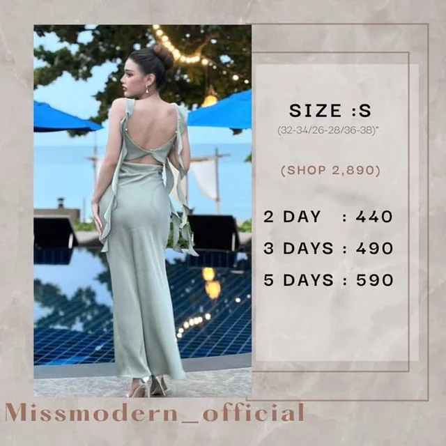 Multi brand Long Dresses Missmodern Lafemme Fabrique thumbnail 3