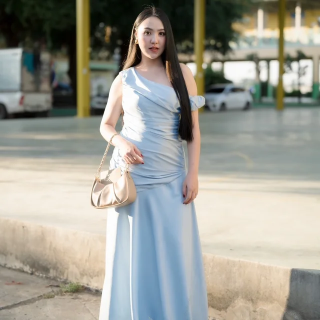 ชุดเดรสยาว Pirunya LD18 Blue (alternate)