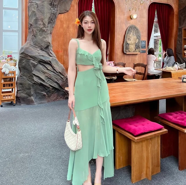 MISSCHIARA Alinda Green Two Piece Set thumbnail 4