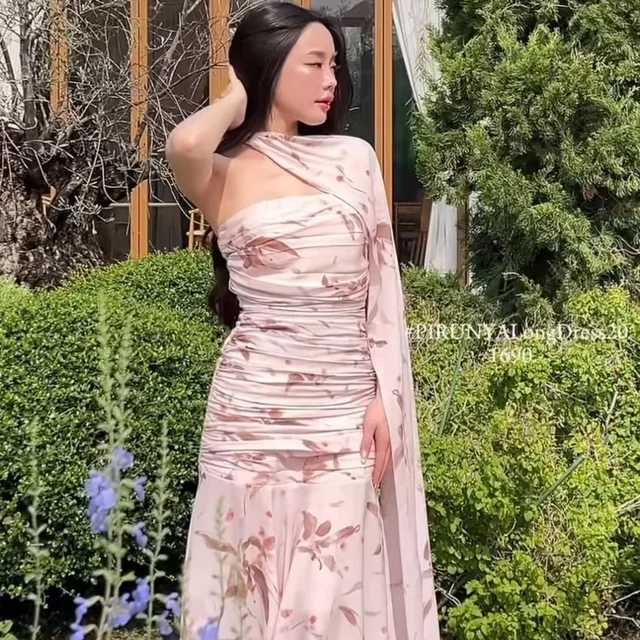 Pirunya LD20 Sweetheart Floral Long Dress  thumbnail 4