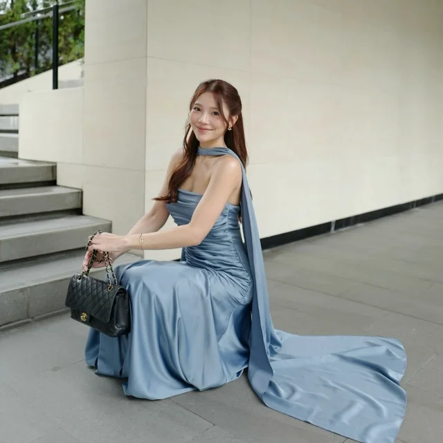 Pirunya LD20 Blue Long Dress  thumbnail 2