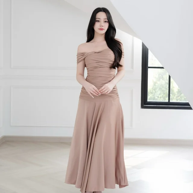 Pirunya LD20 Brown Long Dress (alternate)
