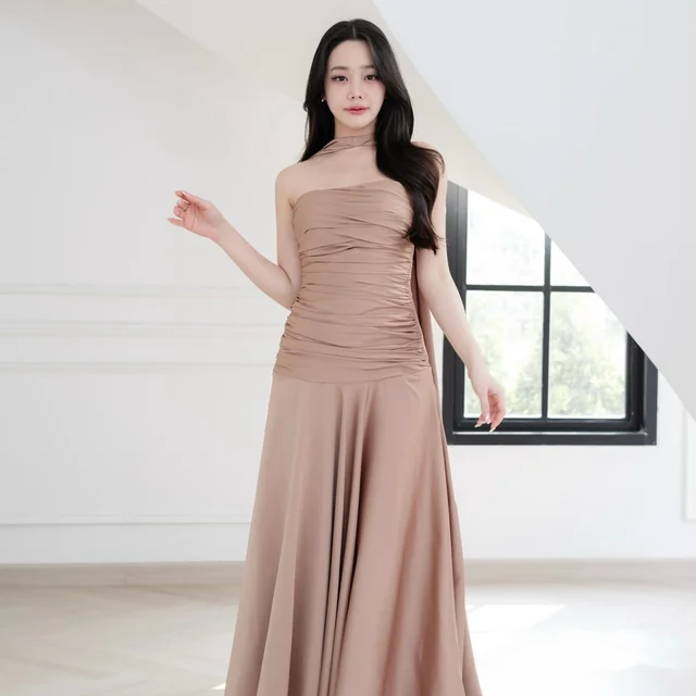 Pirunya LD20 Brown Long Dress thumbnail 3