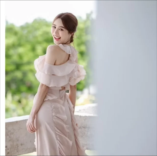 Firrr Dreammy Off Shoulder Ruffle Dress  thumbnail 3